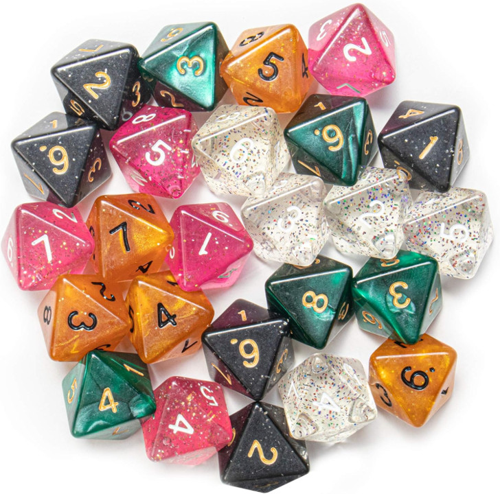 Bulk Random Polyhedral Dice D8 – 8-Sided Dice for DND RPG TTRPG Games
