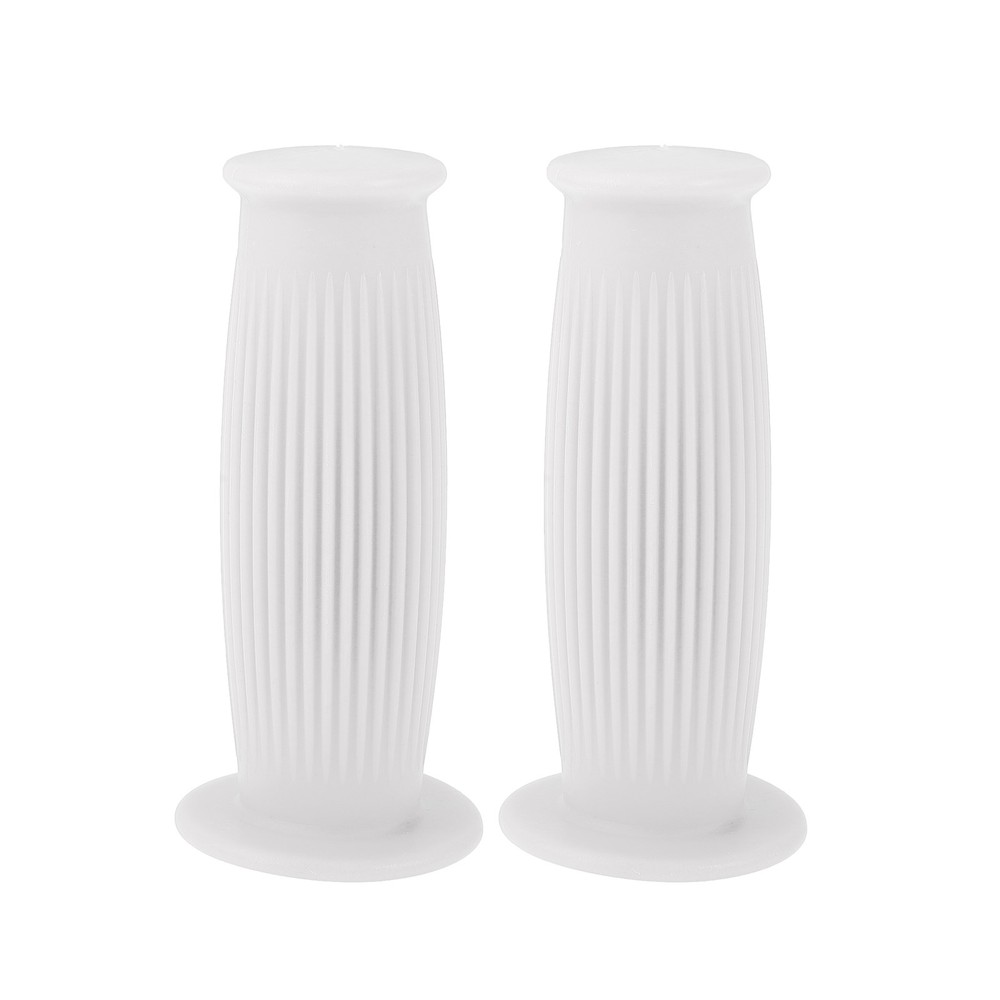 1" 25mm Motorcycle Knobs Handlebar Cover TPU White