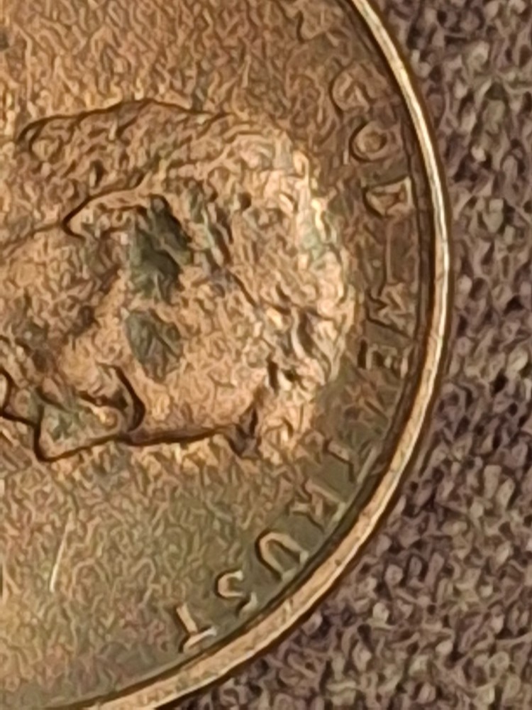 1985 D LINCOLN ERROR PENNY - "IBERTY"