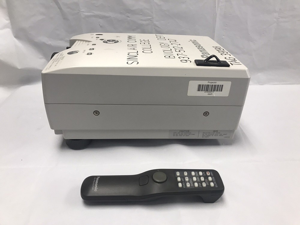 Vintage Panasonic PT-L5 LCD Digital Projector With Remote Operating Works
