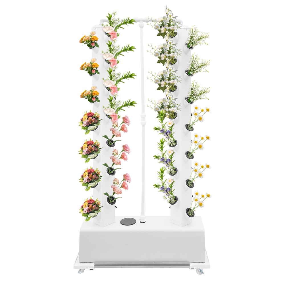 Indoor Vertical Planter Germination Kit Hydroponics Vertical Growing Kit 56 Hole
