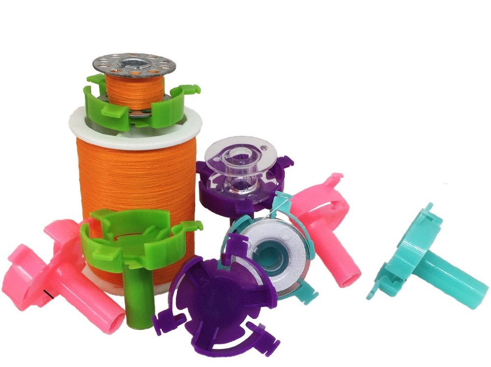 Bobbin Buddies 50pcs Thread Organizer Matching Thread Spools Together 25+25