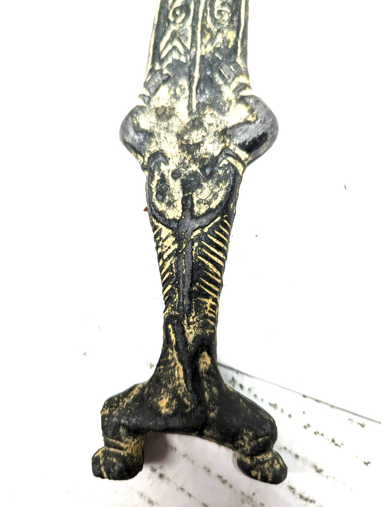 Odd Antique / Vintage Figural Dagger 13 1/2 " Long