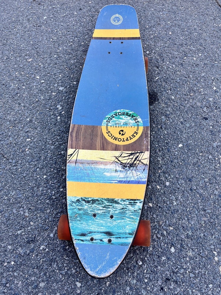 Kryptonics Cruiser Longboard, Skateboard Wheels.35.5"