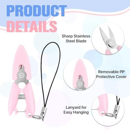15 Pcs Mini Scissors Set, TSA Approved Travel Scissors with Covers, Compact Craf