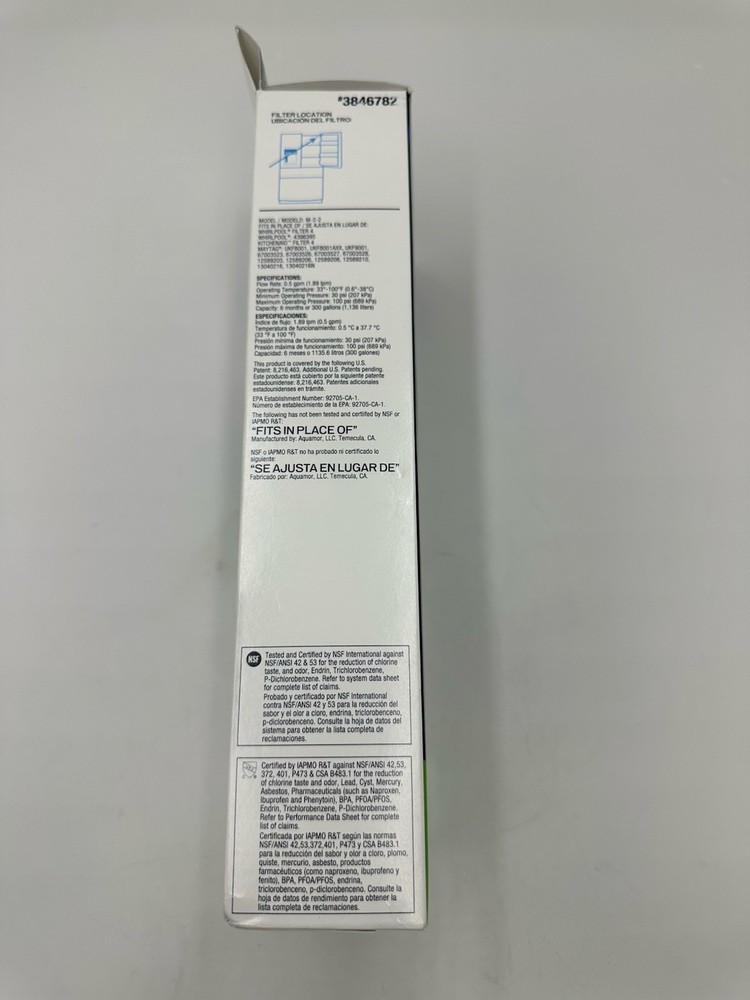 Project Source Refrigerator Water Filter M-2-2 #3846782 for Whirlpool Filter 4