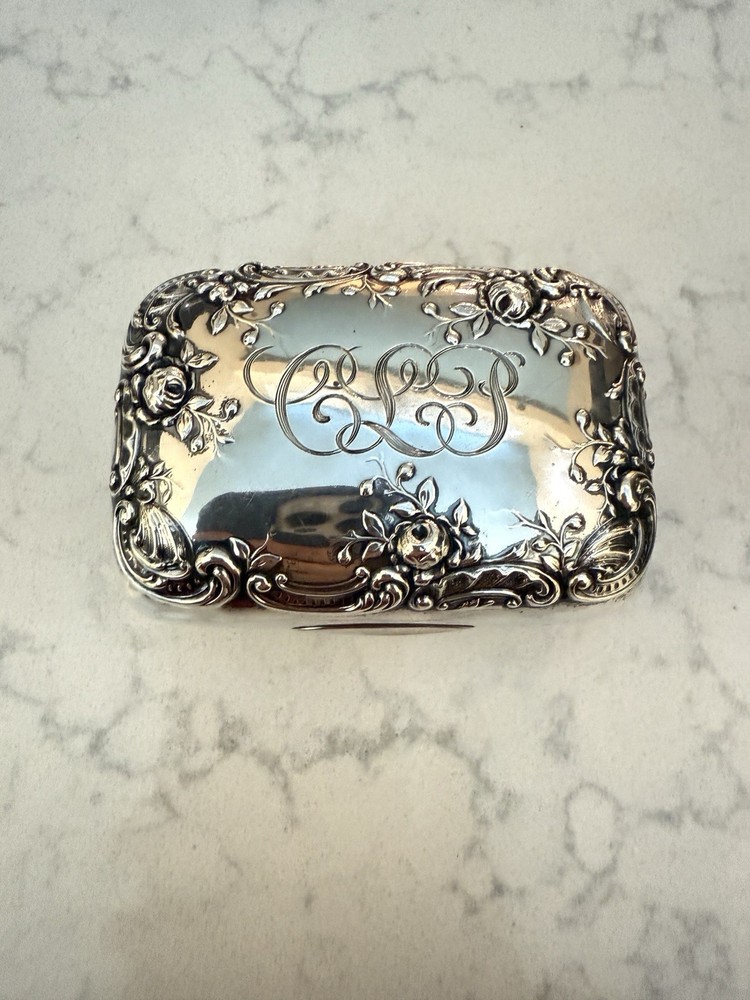 Gorham Sterling Travel Soap Box