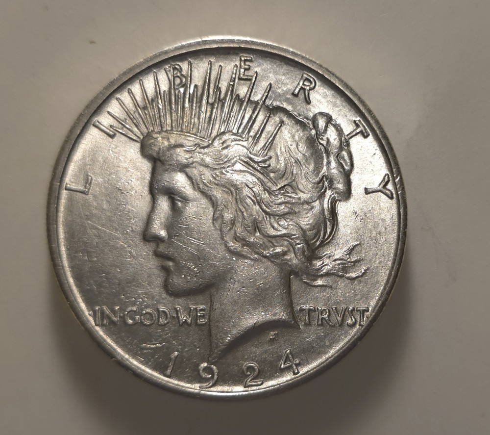 1924S Peace SILVER Dollar $1 BU Unc Uncirculated