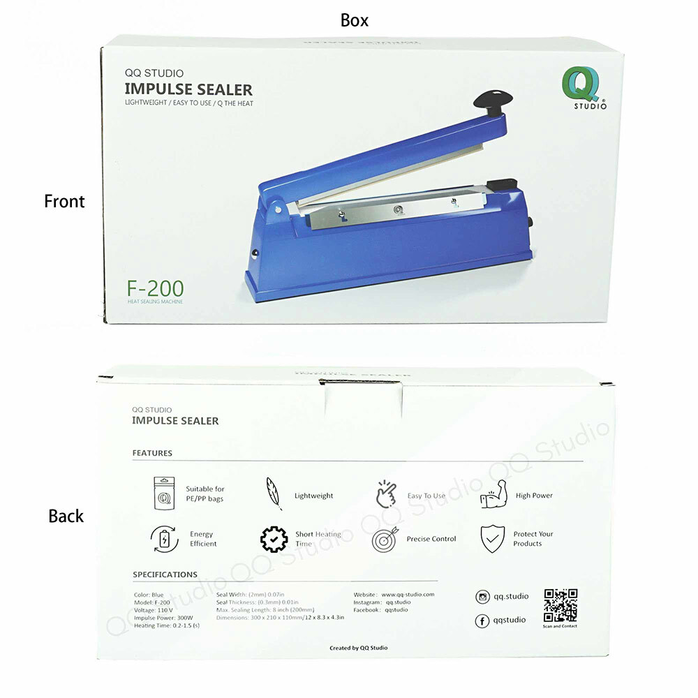 2.25x3.5in Translucent Anti-Static Glossy Flat Open Top Bag with Machine