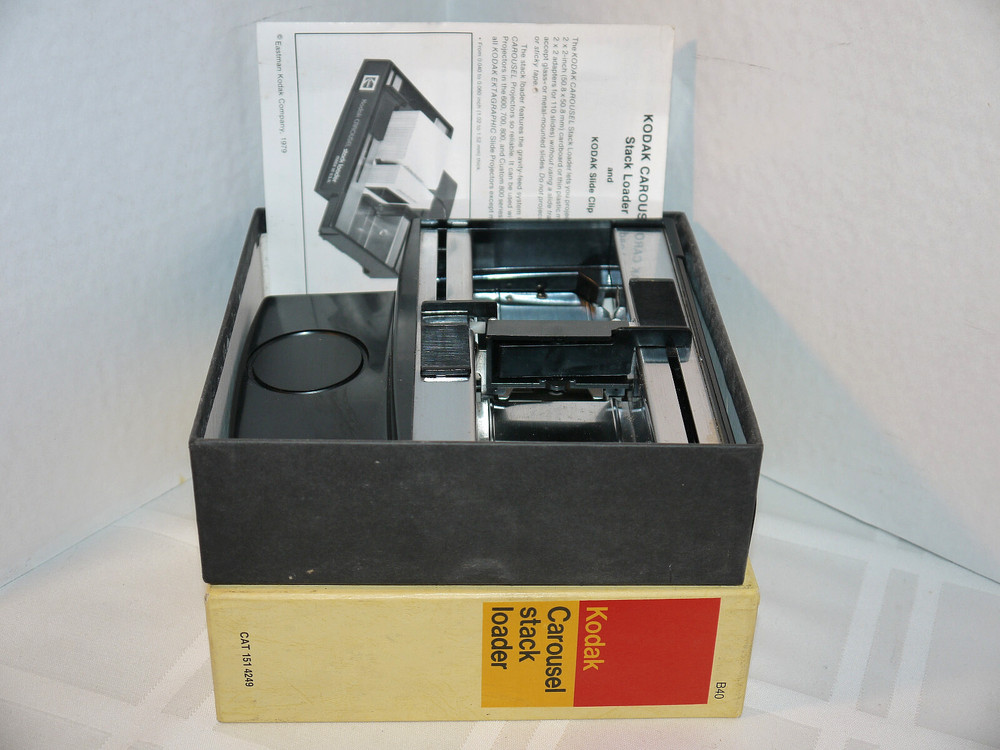 Kodak Carousel Stack Loader Mint B40 for Carousel Slide Projector w/Instructions