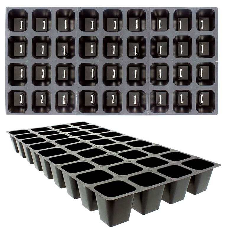 Seed Starting Tray Insert, 360 Medium Cell Growing Supply Propagation = 10 Trays
