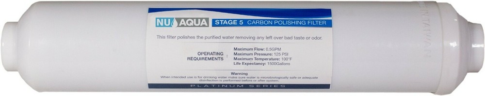 NU Aqua Platinum Series Carbon Post Filter