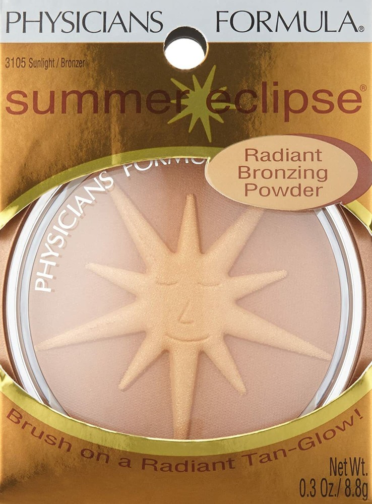 Physicians Formula Summer Eclipse Bronzing & Shimmery Face Powder,Sunlight#3105