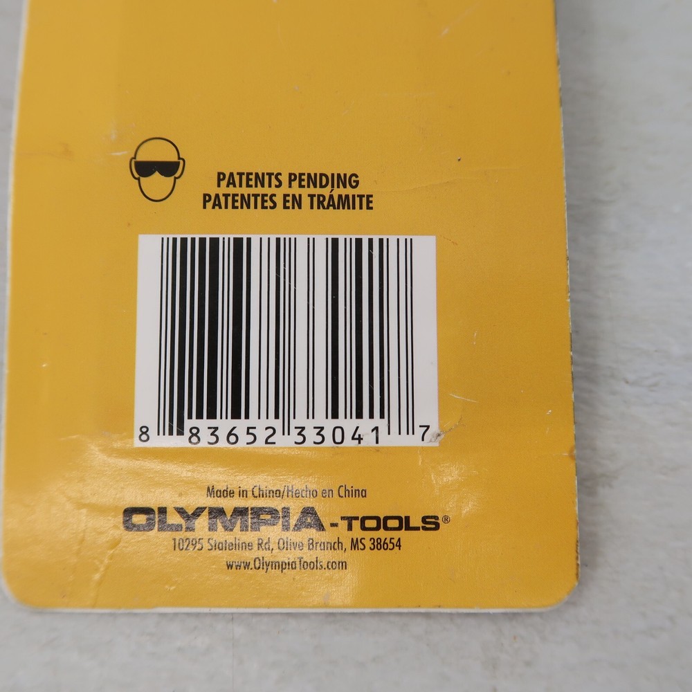 Olympia Tools 33-041 Silver Retractable Razor Scraper Set with Single Edge Blade