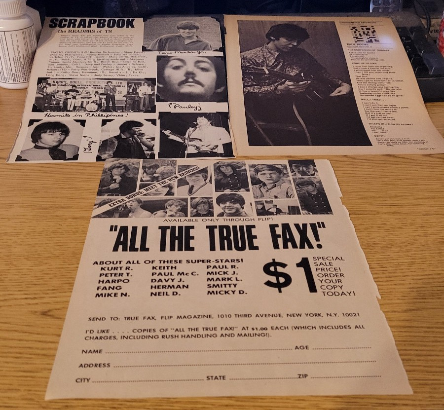 (30) The Beatles Clippings AND (2) Pinups
