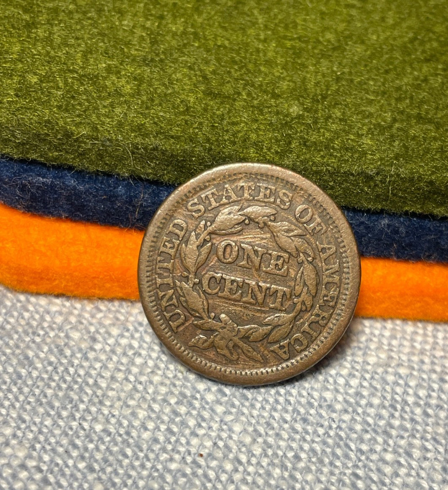 (#100596) Large Cent: 1846. Fine details. Great type coin.