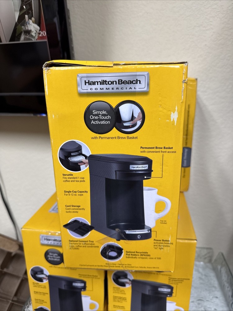 Hamilton Beach HDC200B Single Cup Coffee Maker - Black