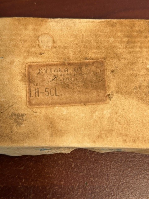 Kytola LH-5CL Variable Area Flow Meter New