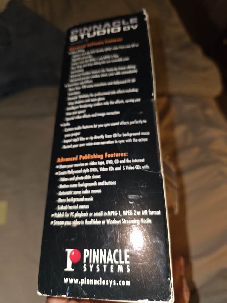 Pinnacle Studio DV Version 8 Professional Movie Making System