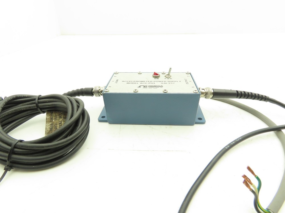 Omega Engineering ACC-PS3 Accelerometer Power Supply Module With Cord 359-1660