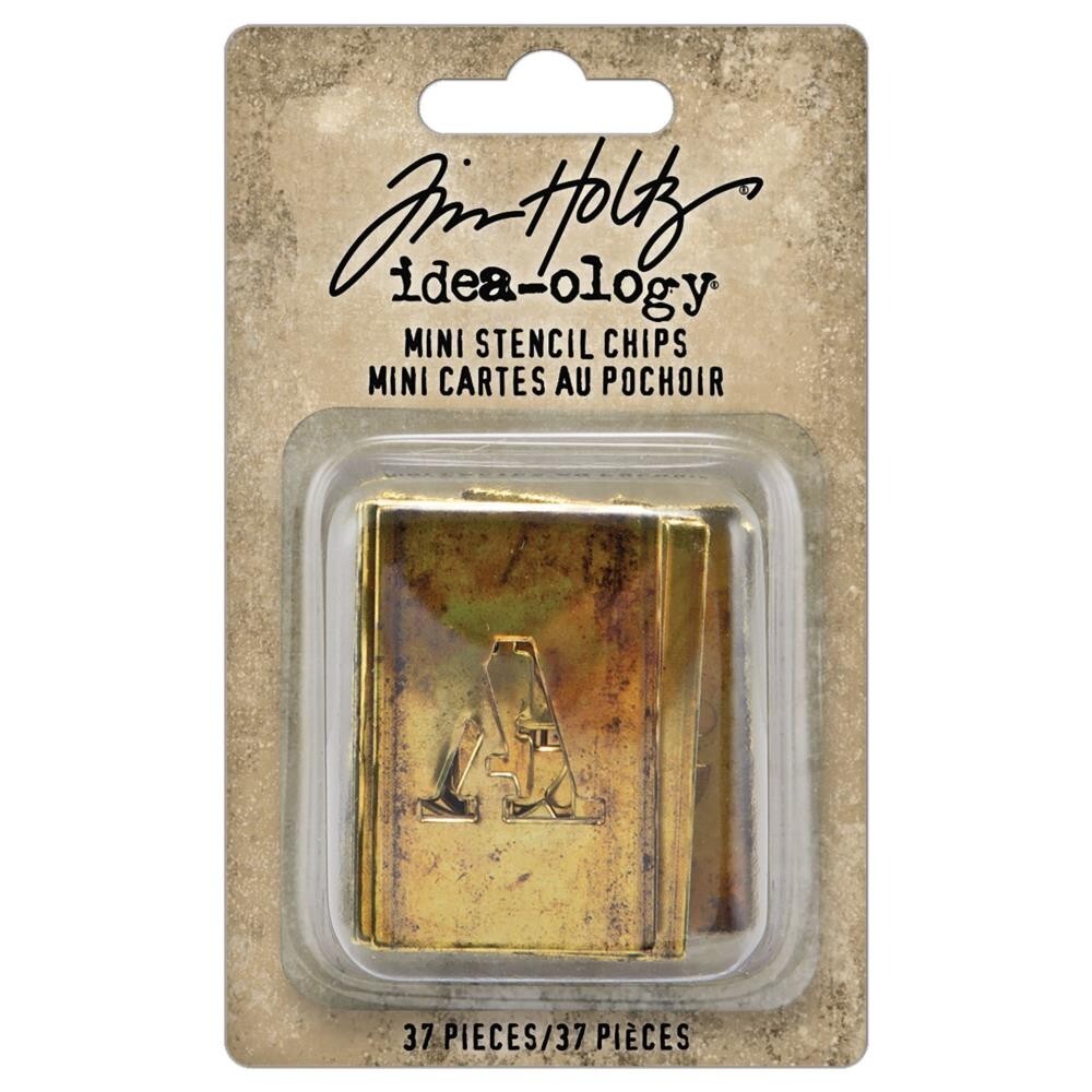 Tim Holtz ~ MINI STENCIL CHIPS ~ Idea-ology
