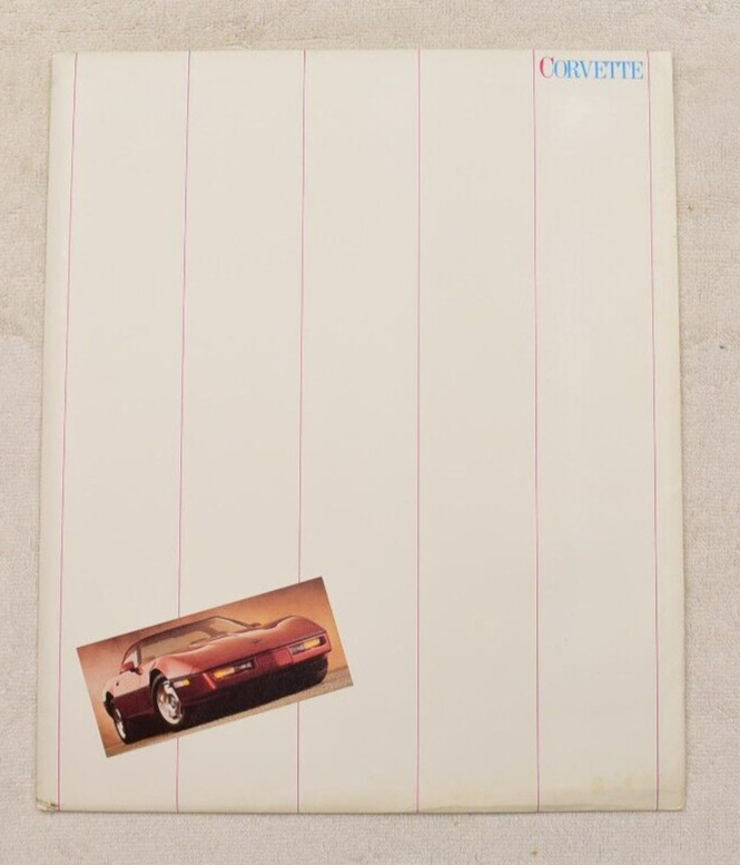 1988 CHEVROLET CORVETTE SALES BROCHURE