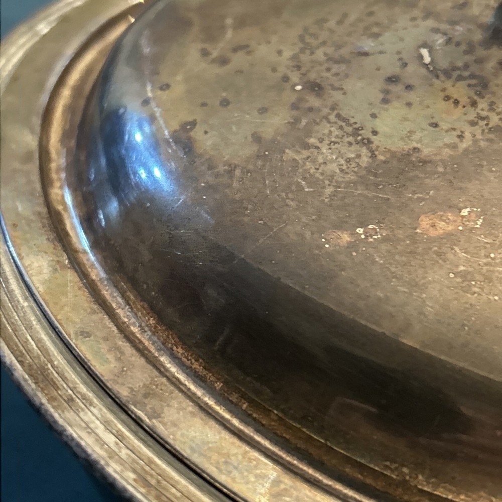 Vintage Leonard Silver plate Serving Bowl With Lid