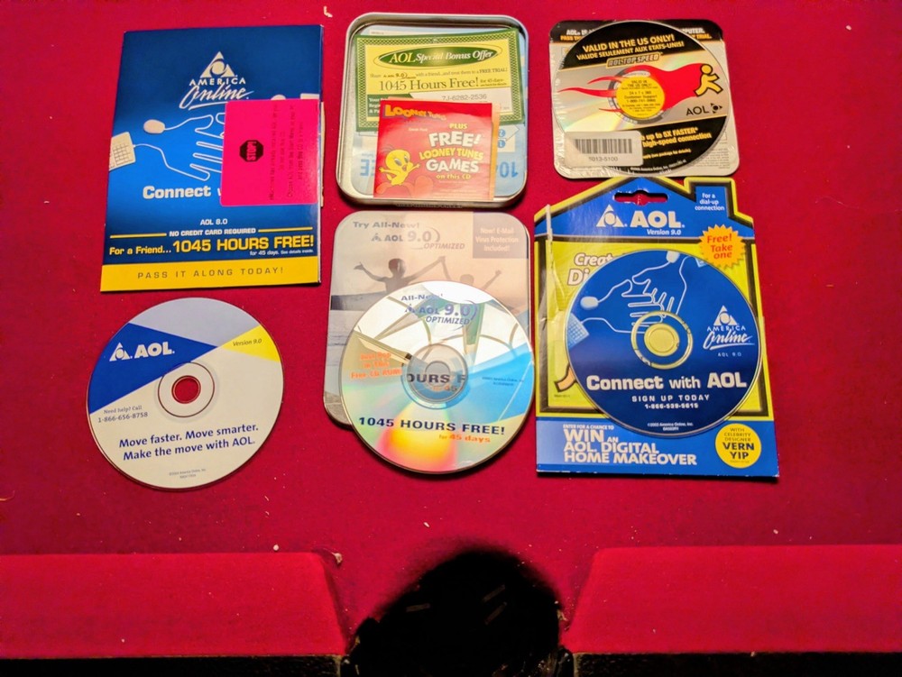 Lot Of 6 AOL Disc Various