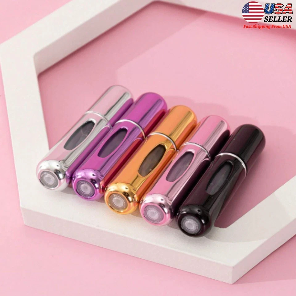 Perfume Atomizer Bottle Travel Portable Mini Refillable Scent Pump Spray 5ML/1pc