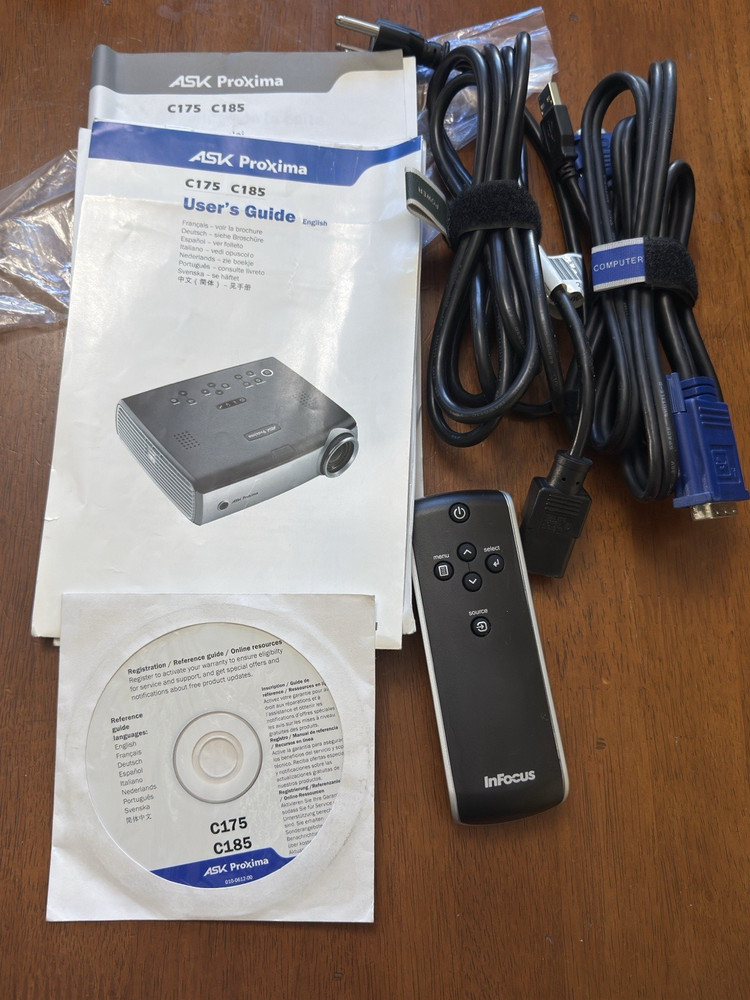 ASK PROXIMA C175 C185 Projector