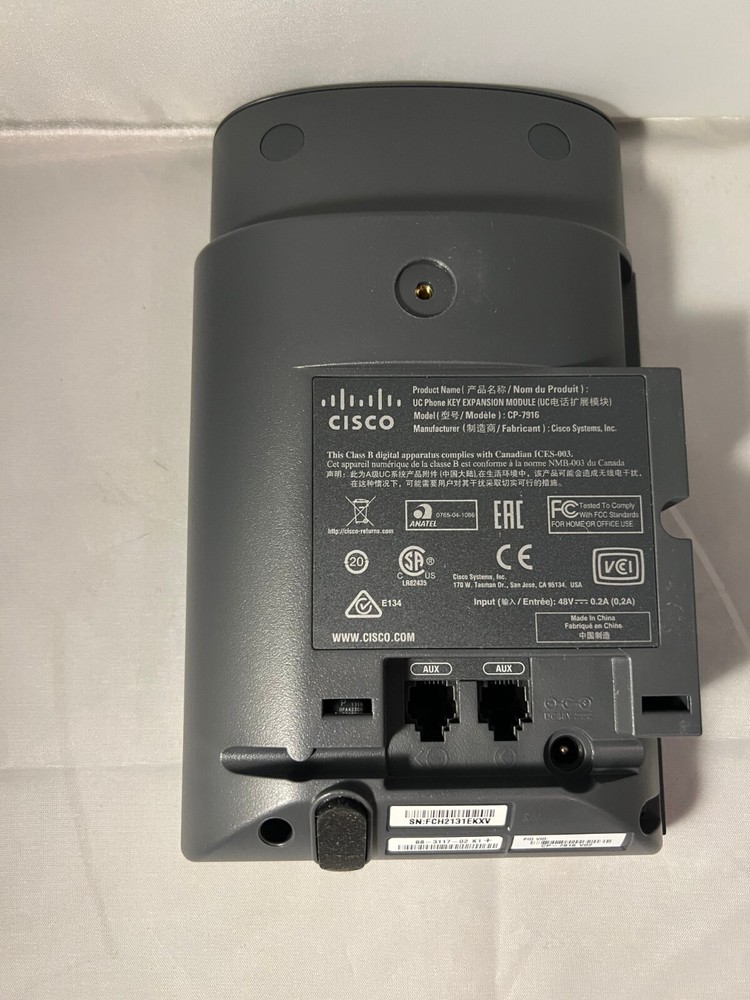 Cisco IP Phone 7916 Expansion Module