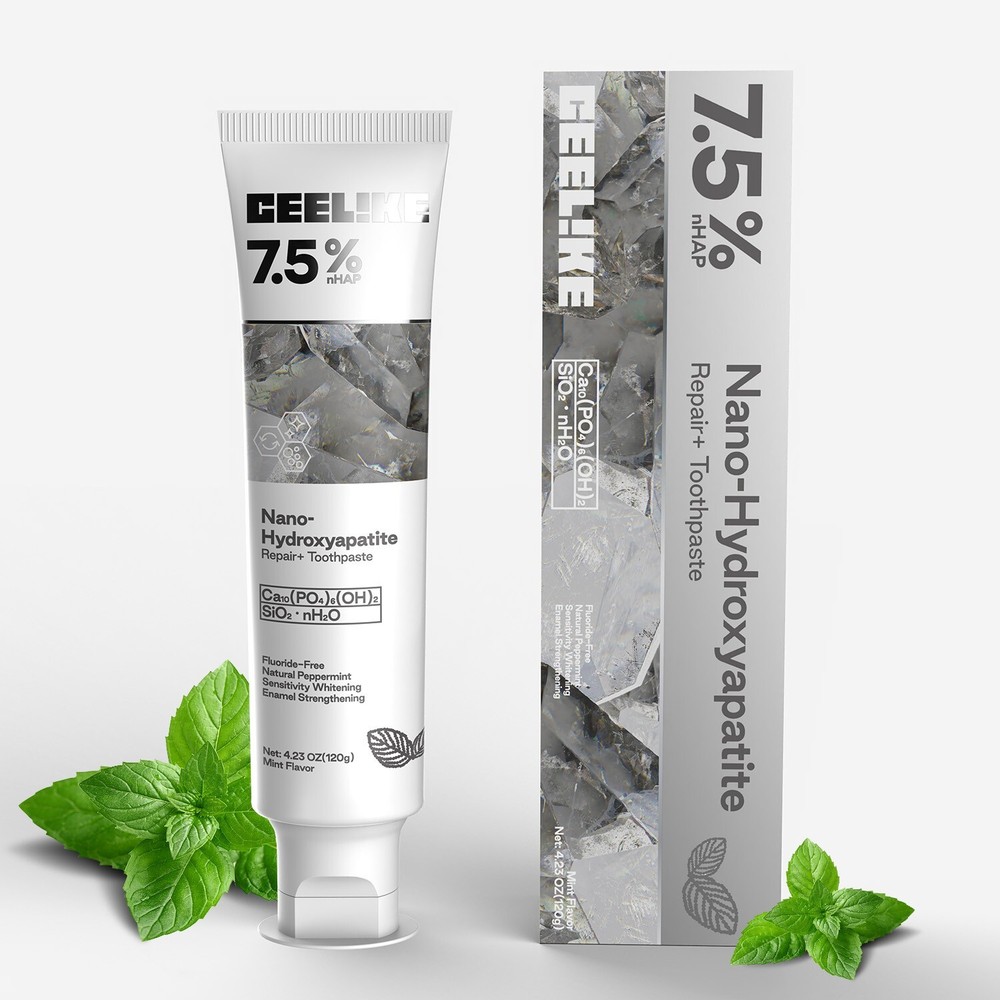 CEELIKE 7.5% Nano Hydroxyapatite Toothpaste - 2 x 4.23 oz