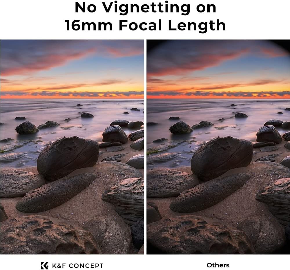 ND Filter 58mm 1-9 Stops with Microfiber Cloth