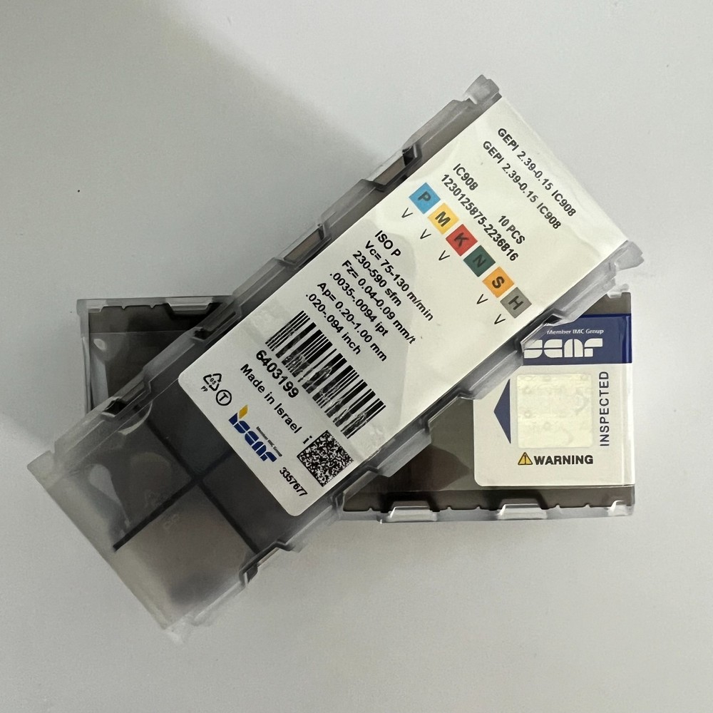 10Pcs/BOX Iscar GEPI2.39-0.15 IC908