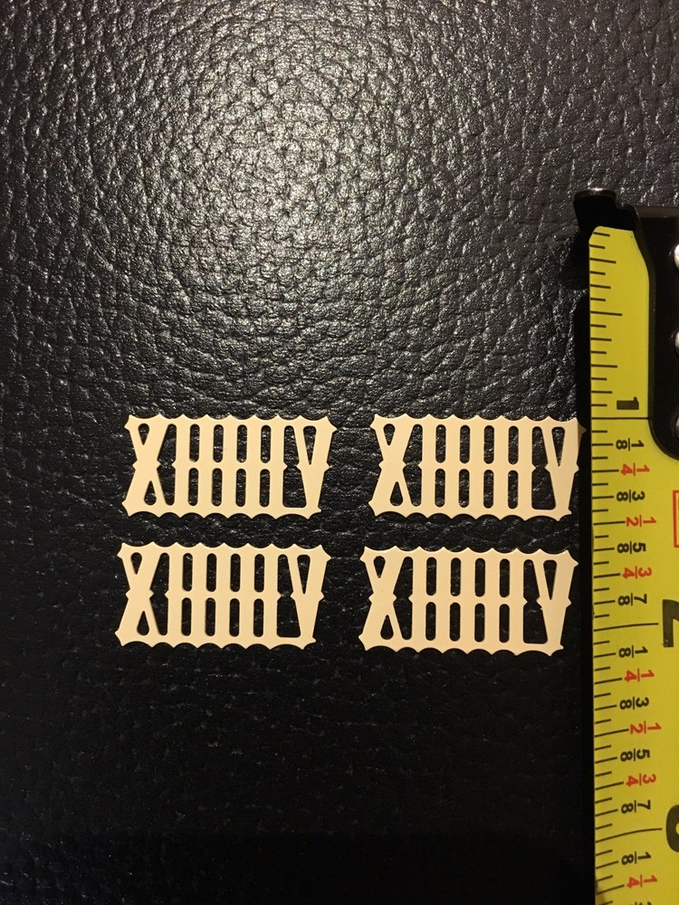 Cuckoo Clock Numeral Set  Dial 9/16” Plastic /  Bone Color.