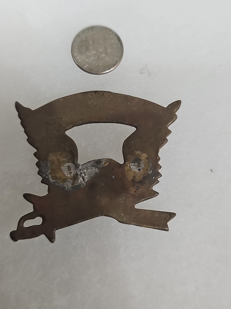 Rare Civil War U S Marines Solid Brass