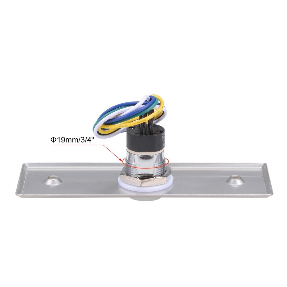 Key Switch Lock On/Off Exit Door Lock Emergency Door Release SPST with 2 Key