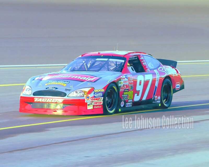 2003 Kurt Busch Sharpie Rubbermaid Ford - 8x10 photo