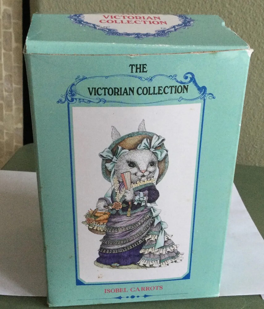 Bunny Rabbit Victorian Collection FIGURINE “ISOBEL CARROTS”