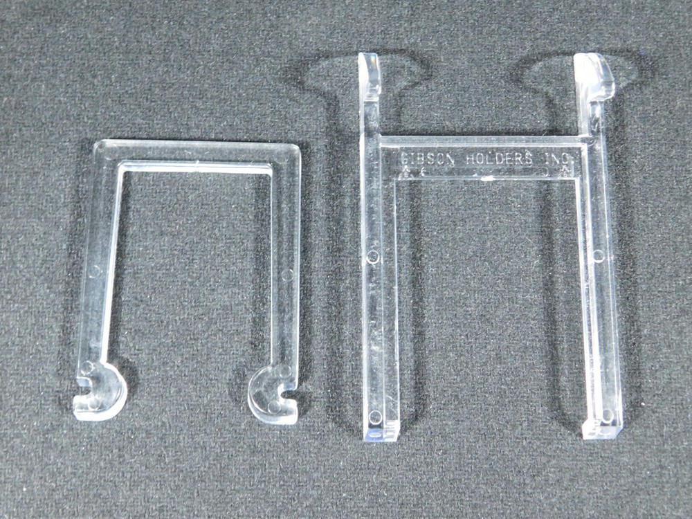 Easel Display Stand Small Size Adjustable Two Piece Clear Plastic