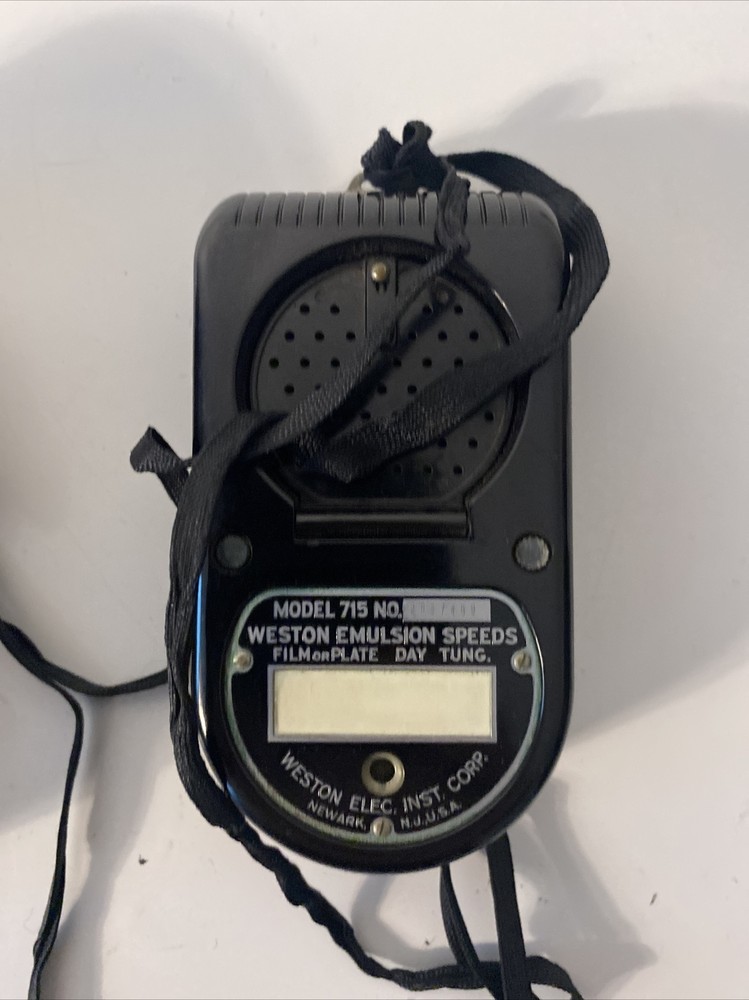 Weston Master Universal Exposure Light Meter Model 715 Emulsion Speeds