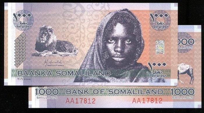 SOMALILAND ，1000-SH.，2006，UNC