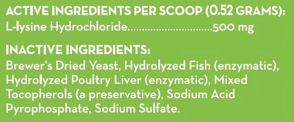 L Lysine Powder for Cats Immune Support