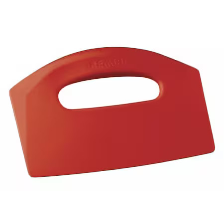 Remco 69604 Bench Scraper, Poly, Red, 8 1/2 X 5 In