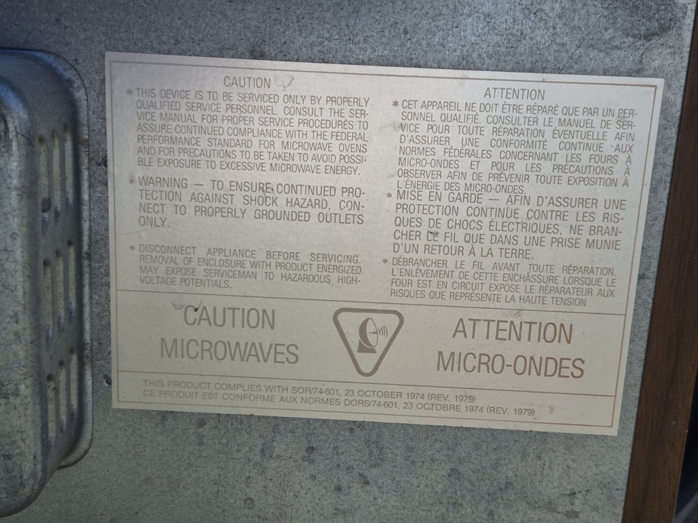 Vintage Panasonic. Microwave Local P/U