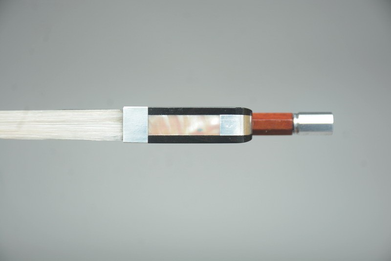 Silver mounted!A TOP Genuine Pernambucowood Viola Bow.Highly recommend