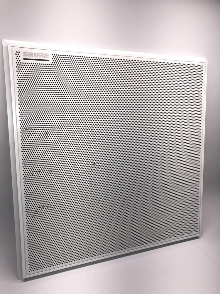 Shure MXA920W-S Microflex Advance Square Ceiling Array Microphone with Dante