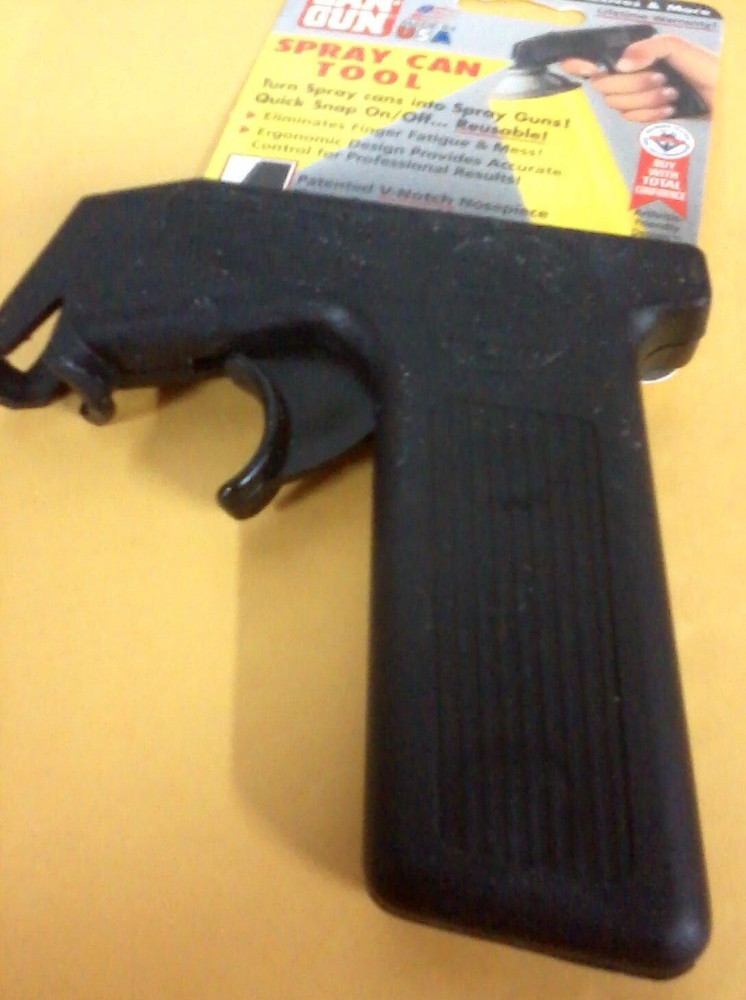 Can Gun Spray Can Handle Black #11650 NEW