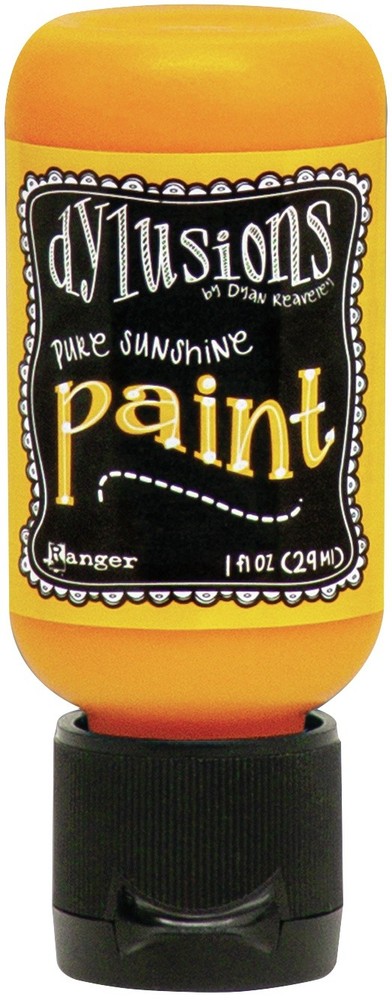 Dylusions Acrylic Paint 1oz-Pure Sunshine