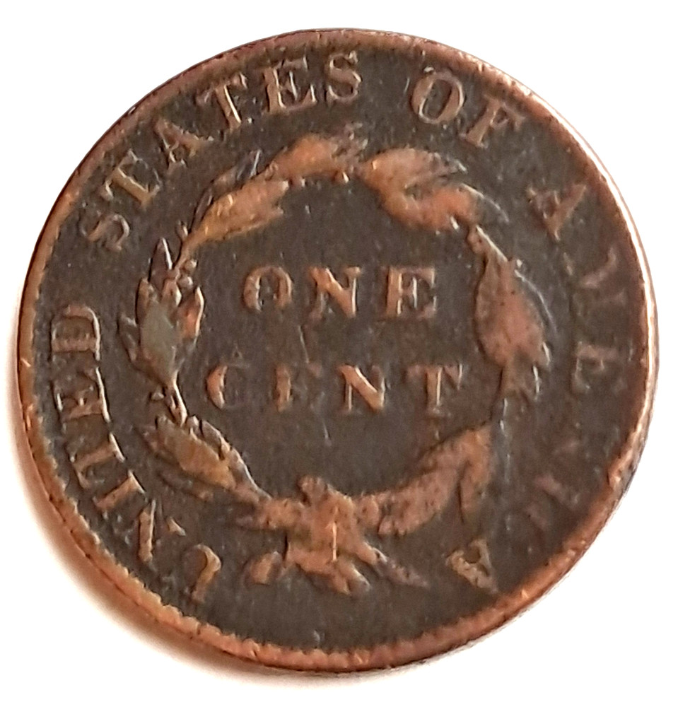 KM#45 1824 Coronet Head US Large cent